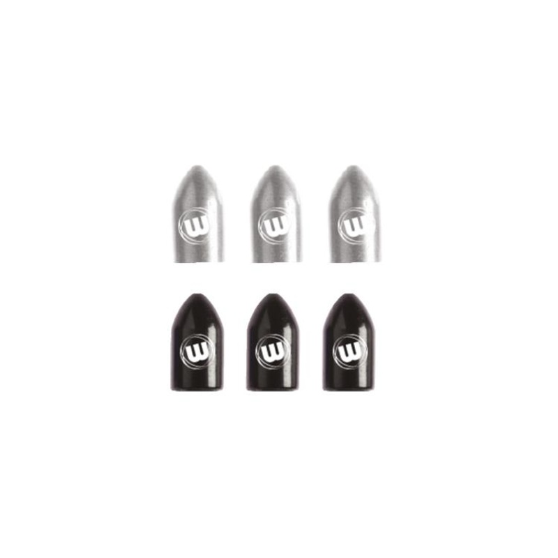 Black Whizlock Dart Shaft Caps
