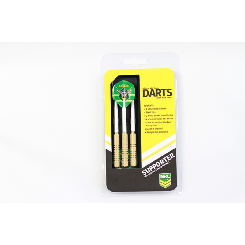 Canberra Raiders NRL Team 3x Darts Set with Case