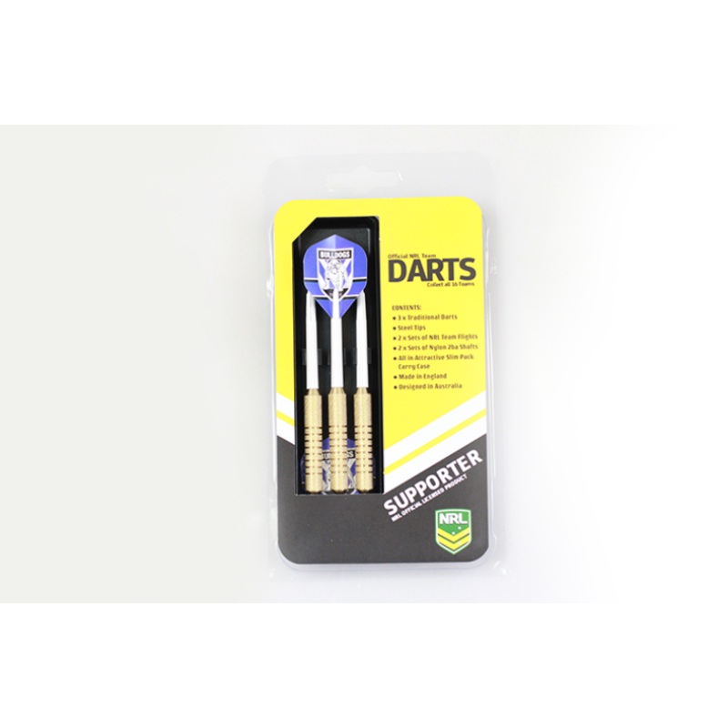Canterbury Bulldogs NRL Team 3x Darts Set with Case