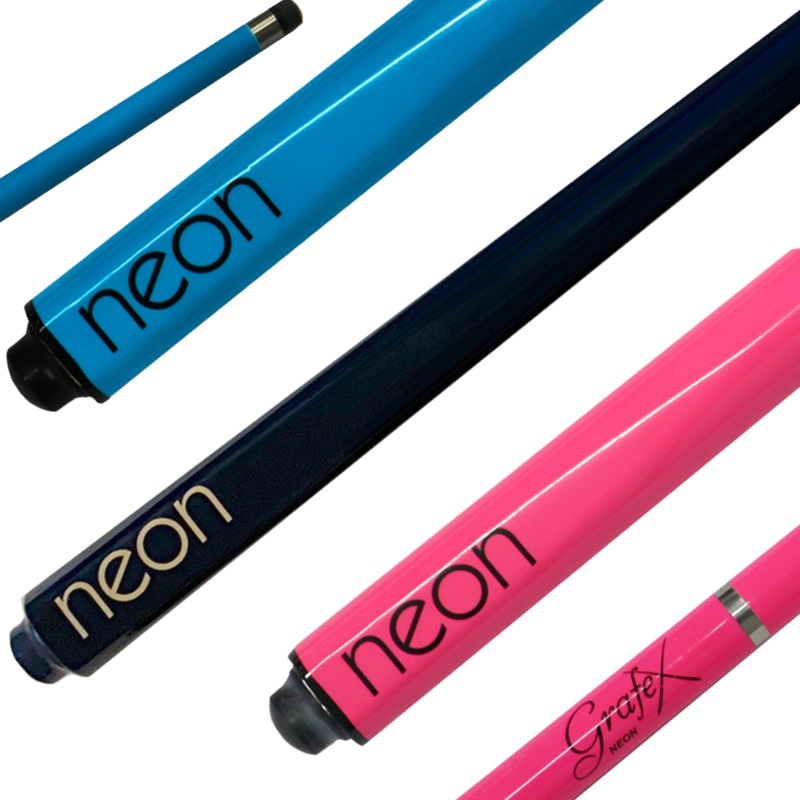 Grafex Neon Junior 52″ Fluroscent Graphite Pool Cue