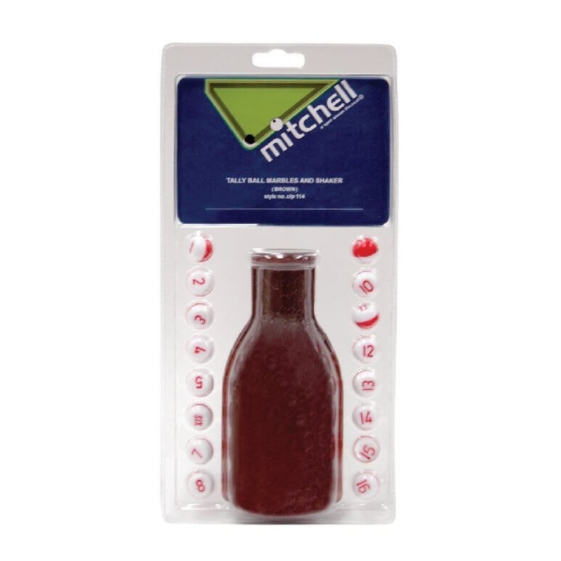 Kelly Pool Plastic Shaker and Marble Set