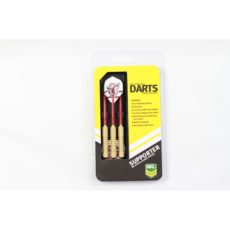 Manly Sea Eagles NRL Team 3x Darts Set with Case