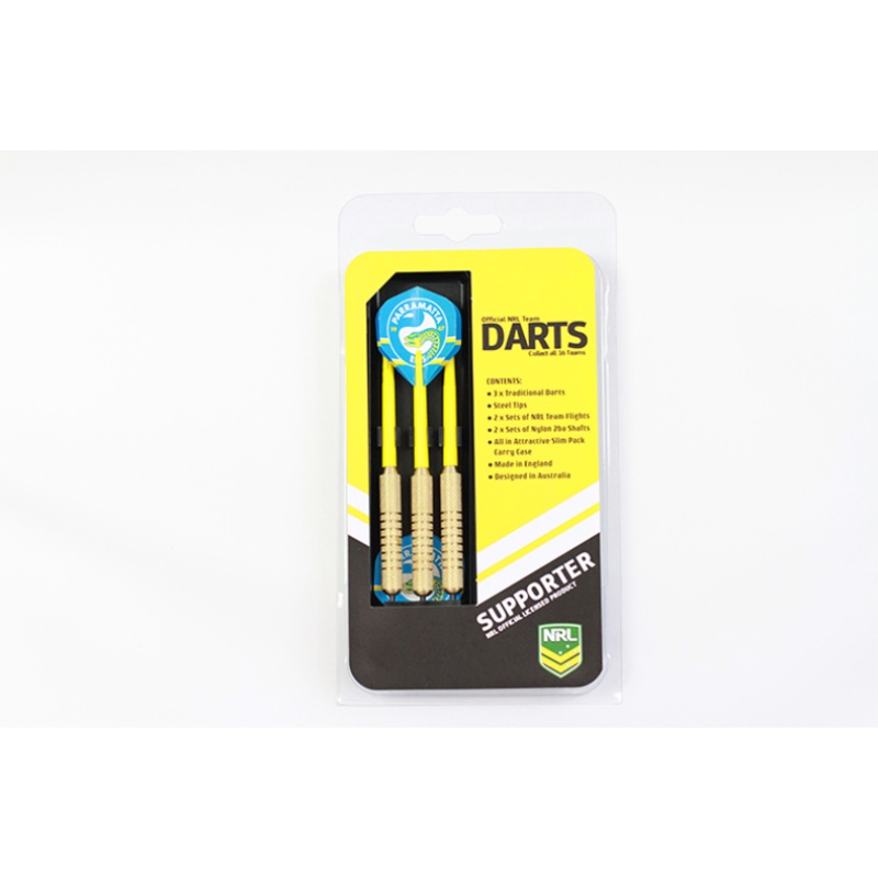 Parramatta Eels NRL Team 3x Darts Set with Case