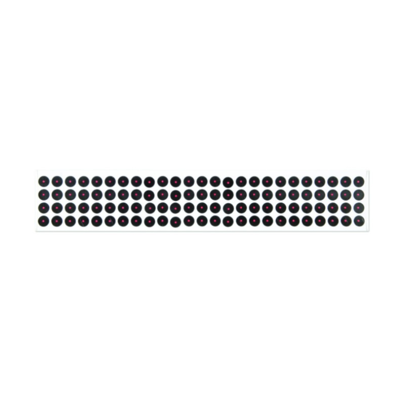 Pool Table Spots Small Black Red- 100 Per Sheet