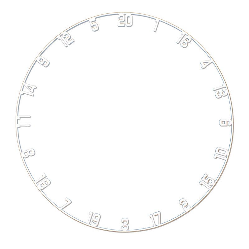 Tex Titan Dartboard White Number Ring