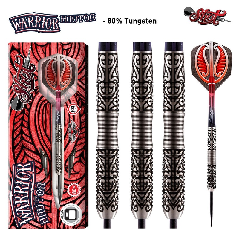 Warrior Hautoa Steel Tip Darts 80% Tungsten