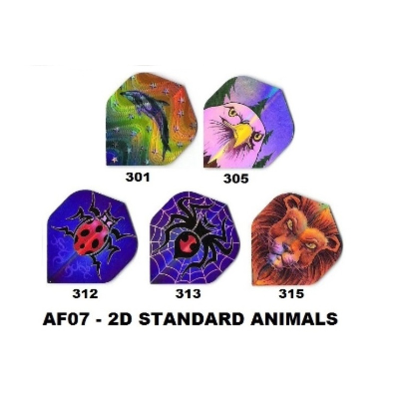 Alana Hologram 2D Animal Flights | Standard Shape