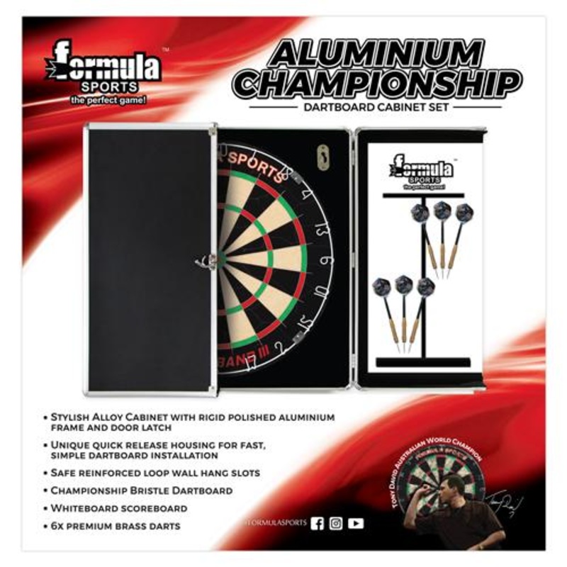 Aluminium Championship Dartboard Set