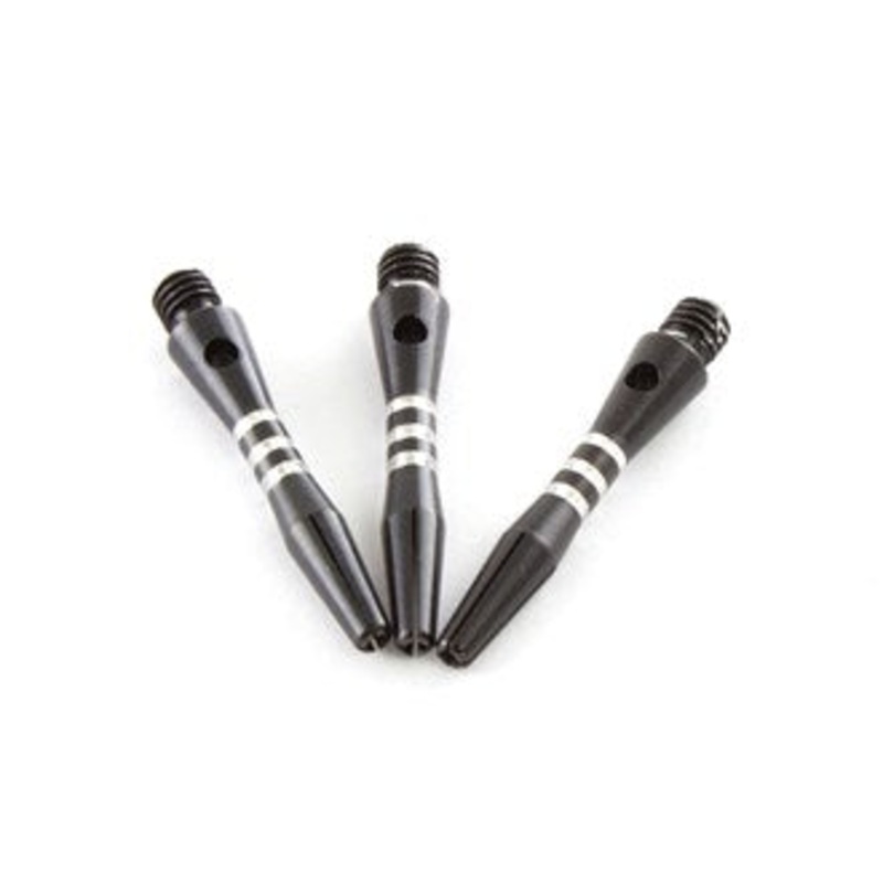 Black Alloyed Ring Grip X Short Dart Shafts
