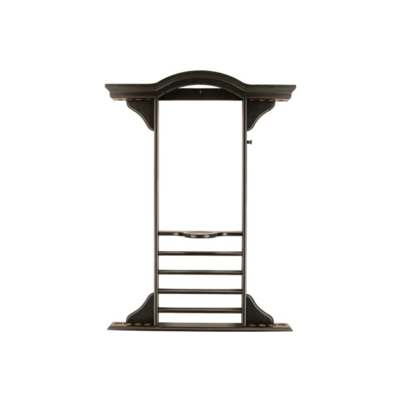 Black Wall Mounted Pool, Snooker, Billiard Cue Rack