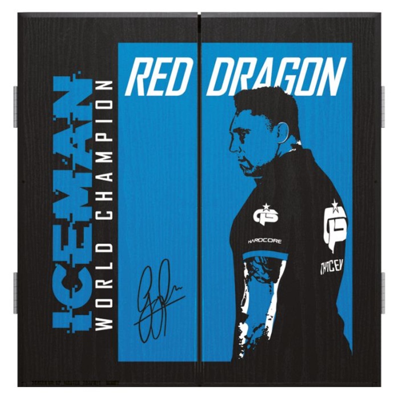 Gerwyn Price Iceman Dartboard Cabinet
