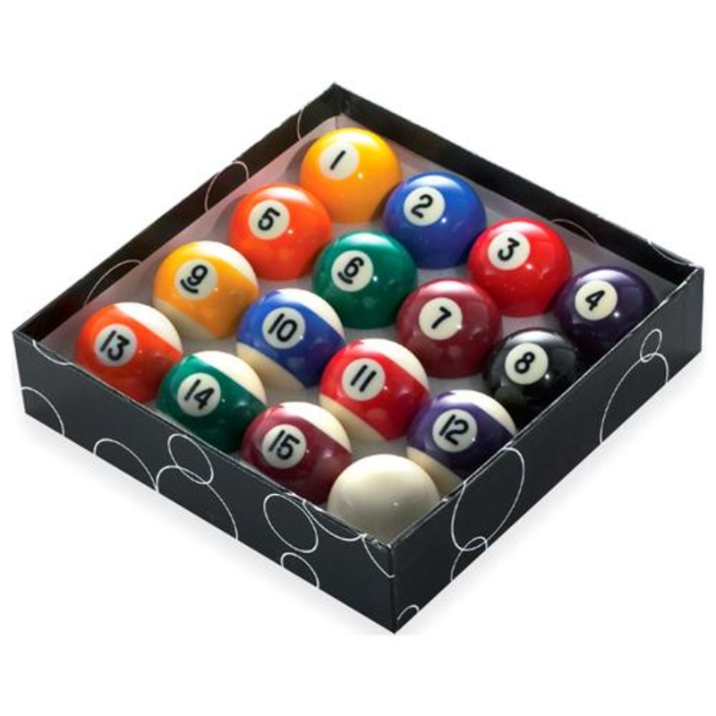 Standard Pool Balls Boxed