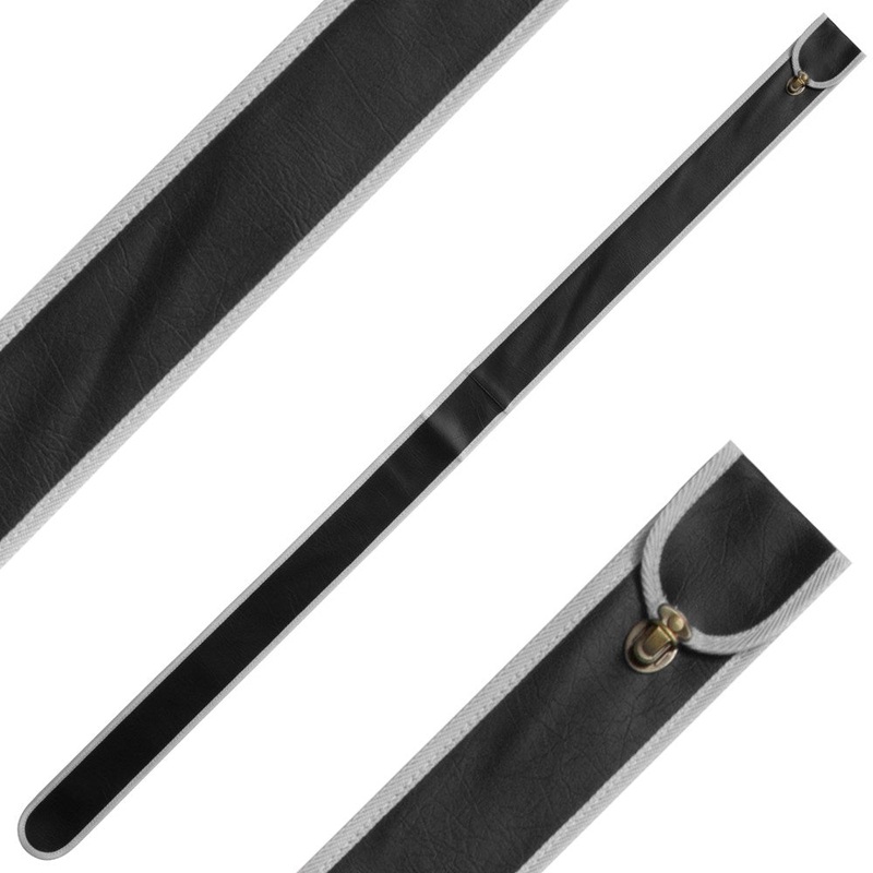 Cue Sleeve Black 1pce 57″ Buckle Clip