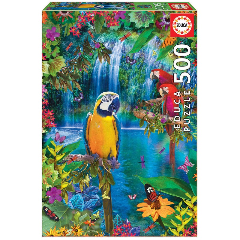 500 pieces puzzle – Bird Tropical Land