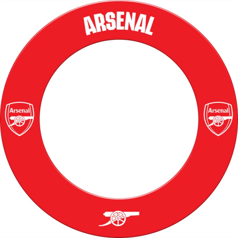 Arsenal Dartboard Surround-Red with Mono Logo