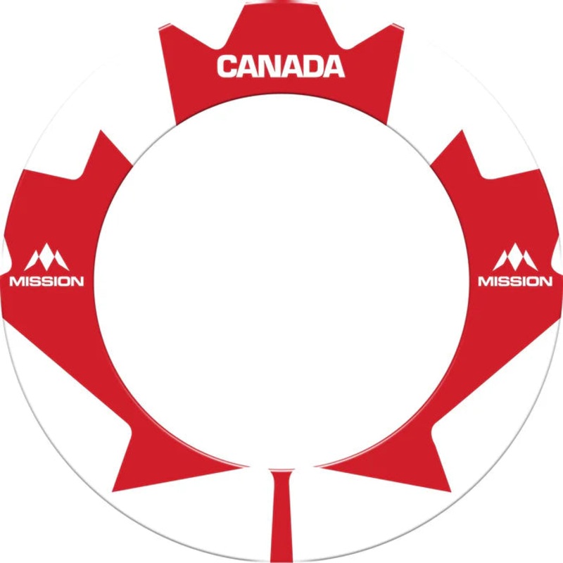 Canada Red Maple Leaf Dartboard Surround