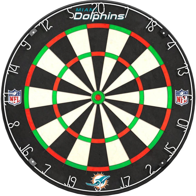 NFL Professional Dartboard Official Licensed – Miami Dolphins
