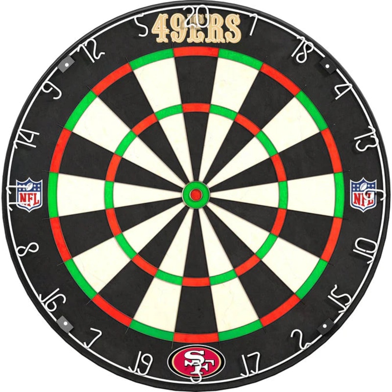 NFL Professional Dartboard Official Licensed – San Francisco 49ers