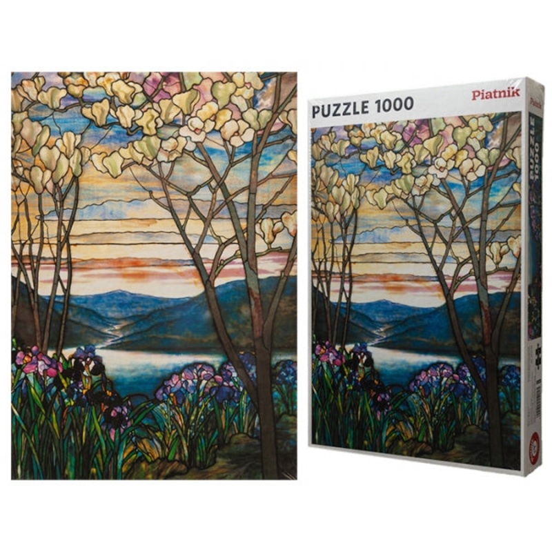 Piatnik (Louise Comfort Tiffany) Magnolias and Irises – 1000 pcs