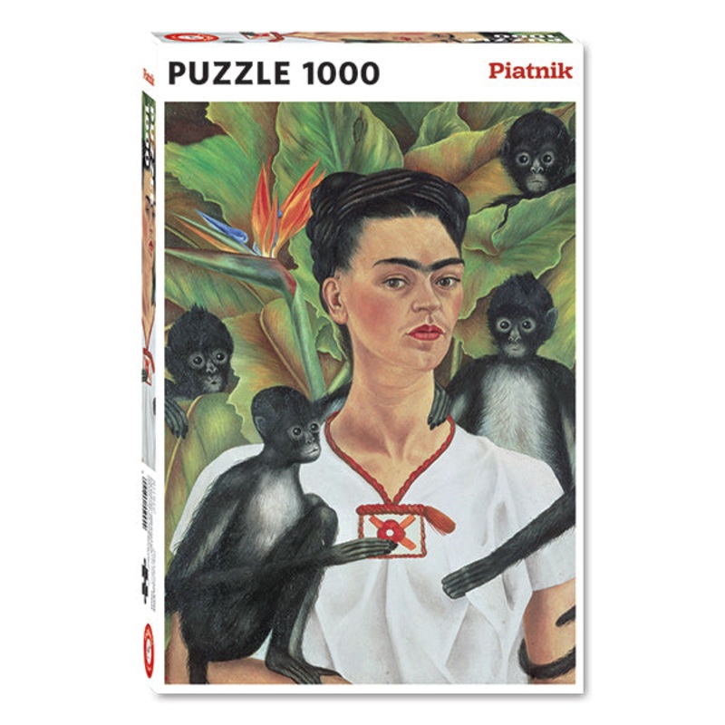 Piatnik Puzzles – (Khalo) Self Portrait With Monkeys (1943) 1000pcs