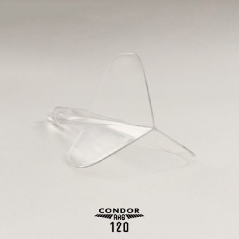 CONDOR AXE 120 Dart Flights  Standard Shape  Clear Short