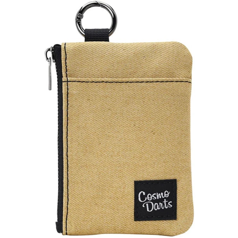 Cosmo Darts Multi Pouch Dart Case Holder – Denim – Beige