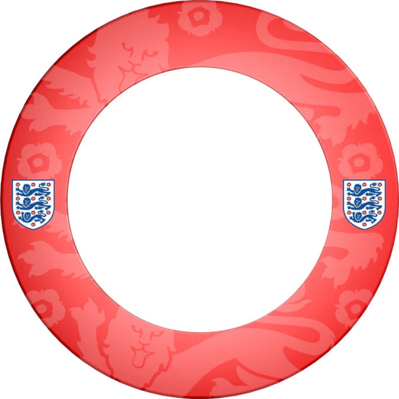 England Football Dartboard Surround – Official Licensed – Red Lions