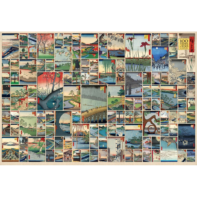 Cobble Hill – 100 Famous Views of Edo –  2000 pcs jigsaw puzzle