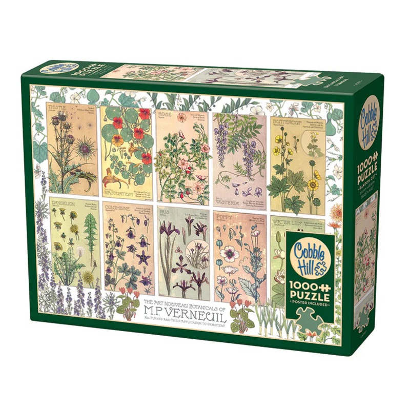 Cobble Hill Botanicals by Verneuil Jigsaw Puzzle 1000pcs