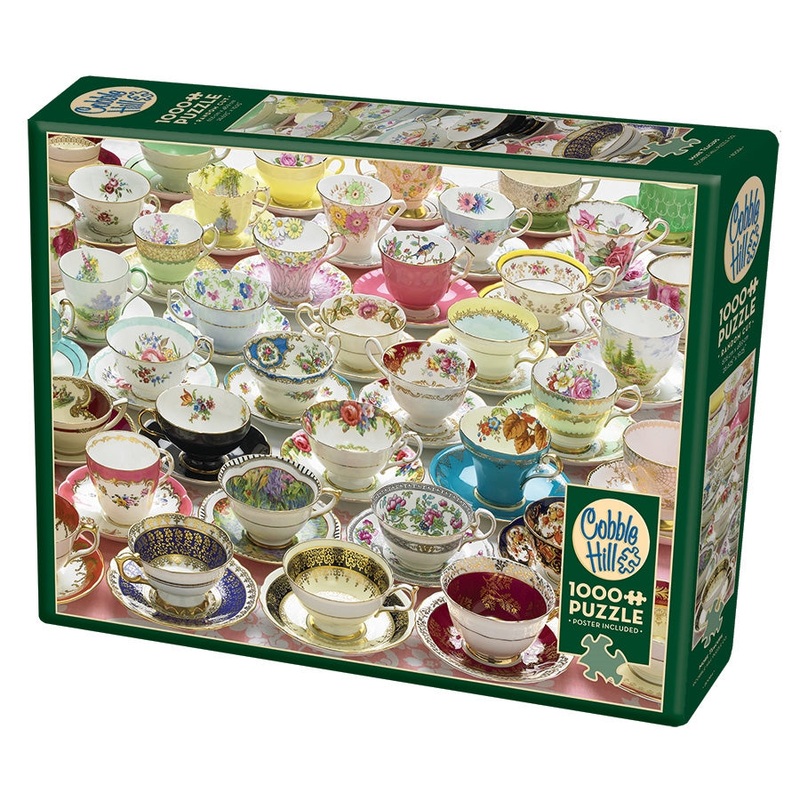 Cobble Hill –  More Teacups – 1,000 piece Jigsaw Puzzle