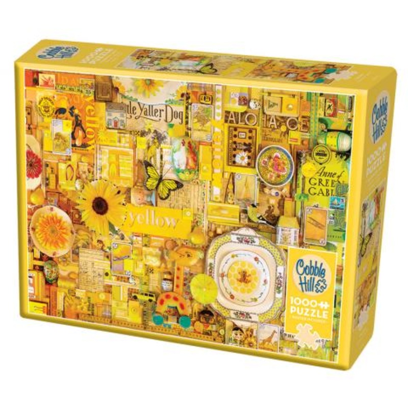 Cobble Hill – Rainbow Theme: Yellow – 1,000 pcs Jigsaw Puzzle