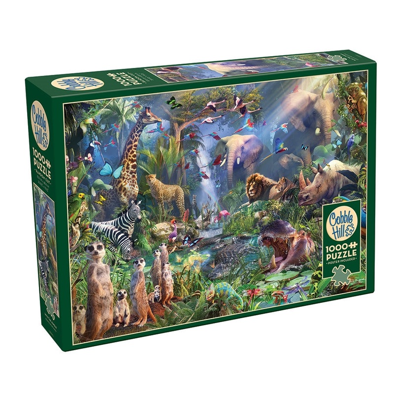 Into The Jungle – CobbleHIll 1,000 piece Jigsaw Puzzle