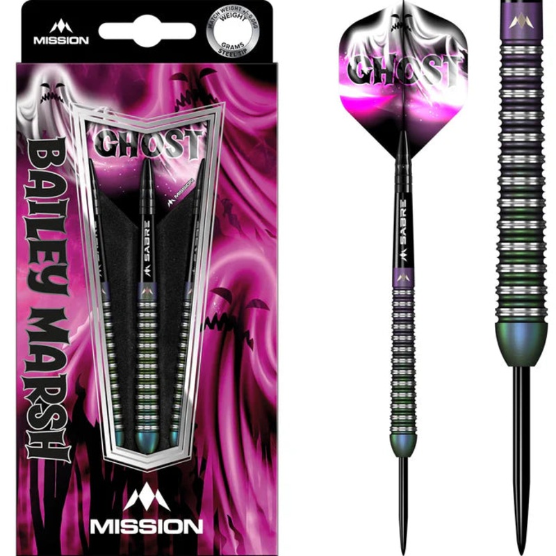 Mission Bailey Marsh Darts – Coral PVD Coating – Ghost 25g