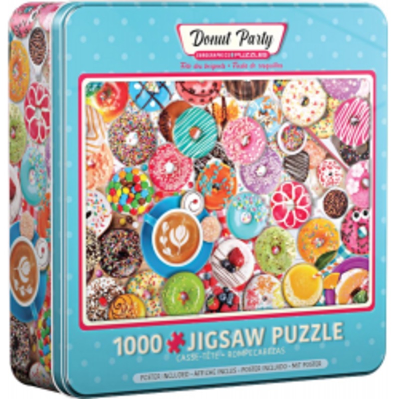 PUZZLE – DONUT PARTY TIN – 1000pc