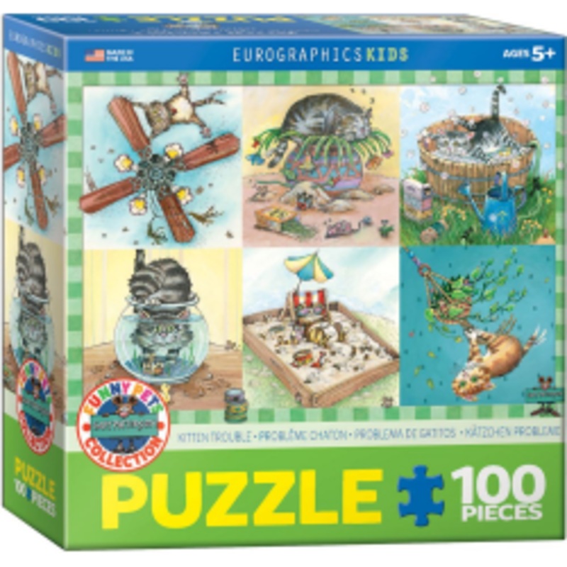 PUZZLE – KITTEN TROUBLE – 100pc