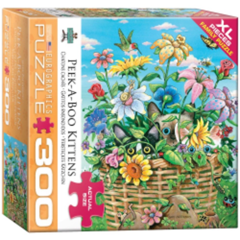 PUZZLE – PEEK-A-BOO KITTENS – 300pc