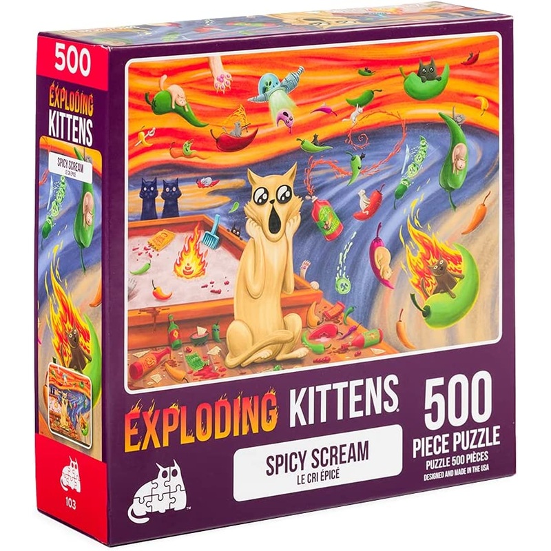Spicy Scream 500 Piece Jigsaw Puzzle