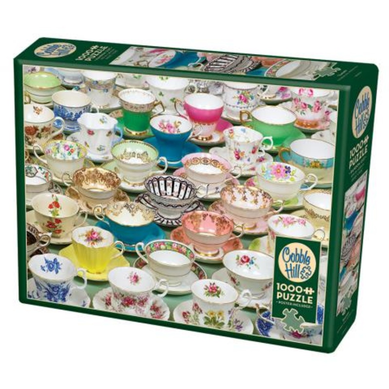 Teacups – CobbleHill 1000pc puzzle