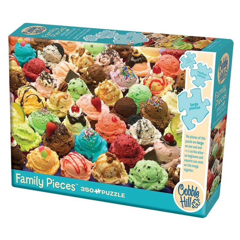 Cobble Hill – More Ice Cream – Family Jigsaw Puzzle – 350 pcs