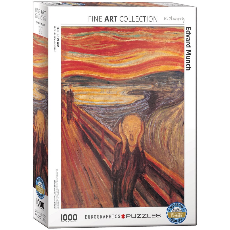 EuroGraphic (Munch) The Scream – 1,000 piece Jigsaw Puzzle