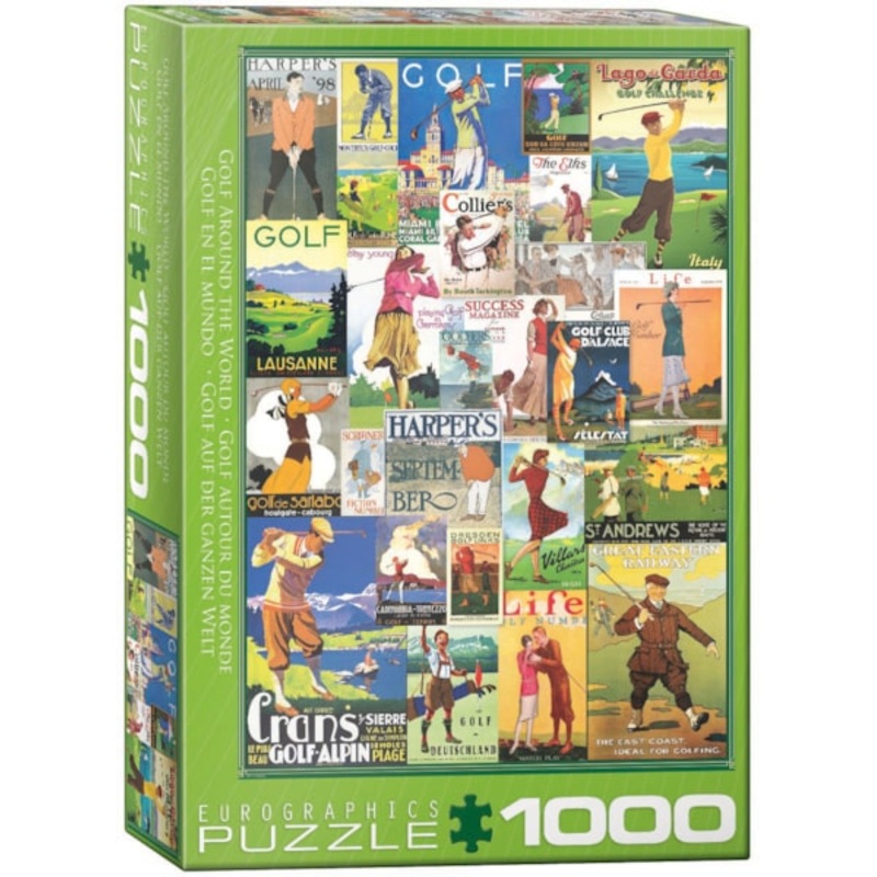 EuroGraphics – Golf Around The World – 1000-Piece Puzzle