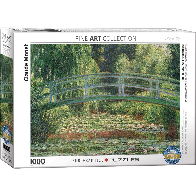 EuroGraphics (Monet) The Japanese Footbridge – 1000 pcs Jigsaw Puzzle