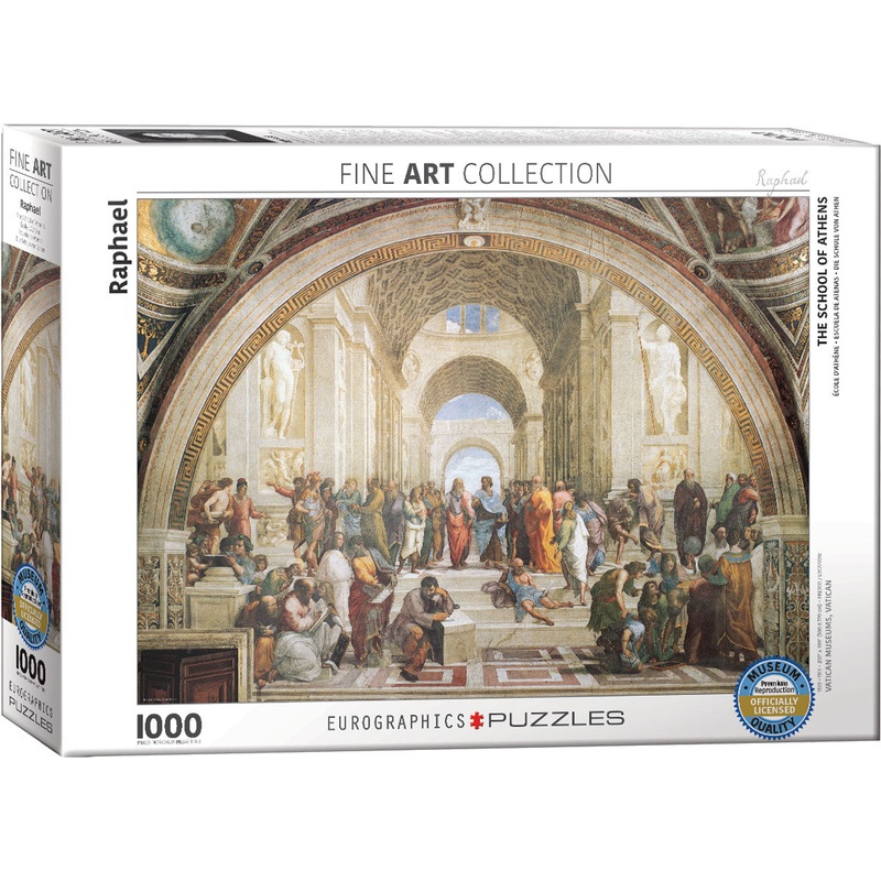 EuroGraphics (Raffaello Sanzio) School of Athens- 1,000 piece Jigsaw Puzzle