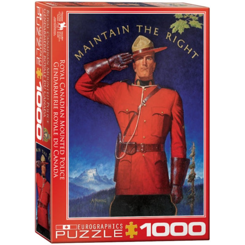 EuroGraphics – RCMP Maintain The Right- 1000-Piece Puzzle