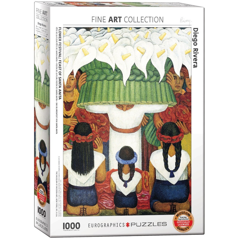 EuroGraphics – (Rivera) Flower Festival Feast of Saint Anita – 1000pcs Puzzle