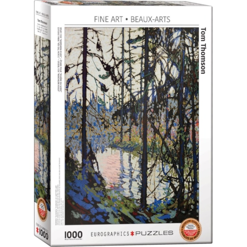 EuroGraphics – Study For Northern River – 1000-Piece Puzzle