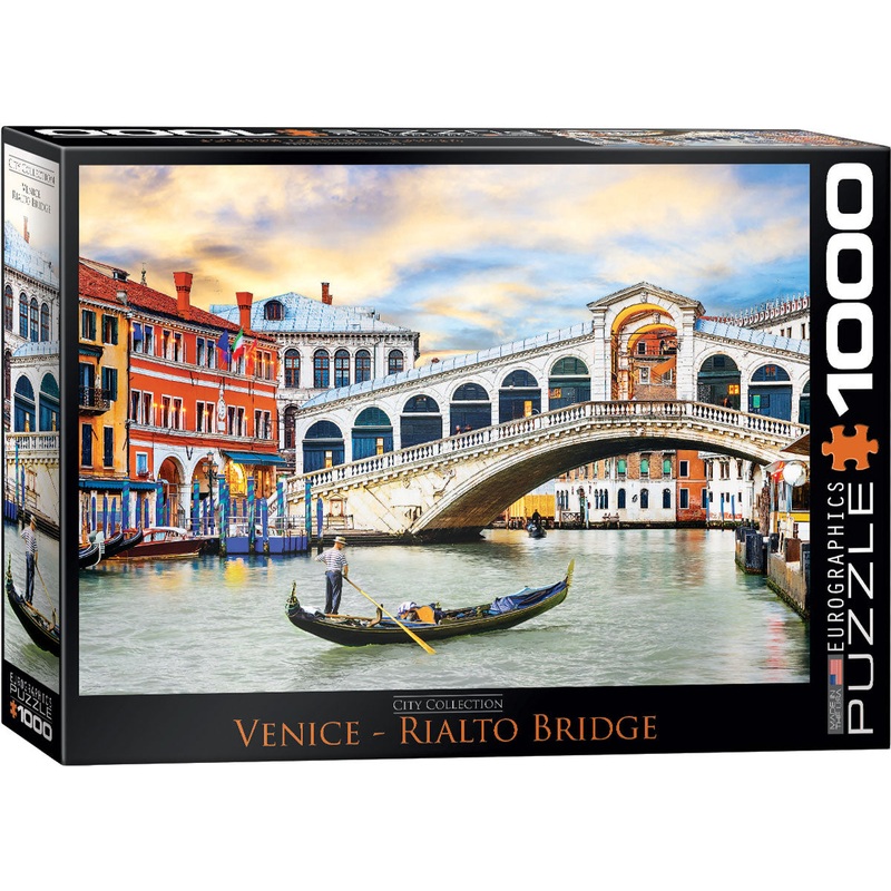 EuroGraphics – Venice Rialto Bridge – 1000pcJigsaw Puzzle