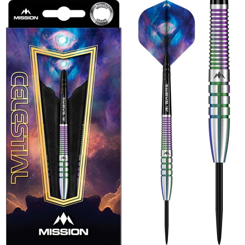 Mission Celestial Darts – 95% Tungsten – Coral PVD 23g