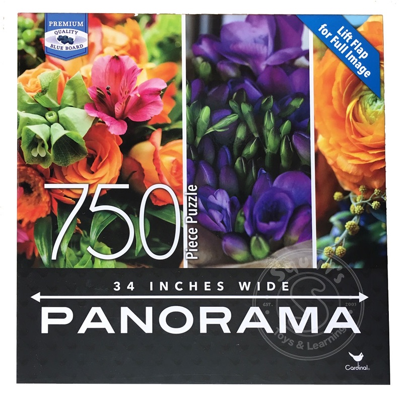 Cardinal – Flowers (Panoramic) – 750 pieces