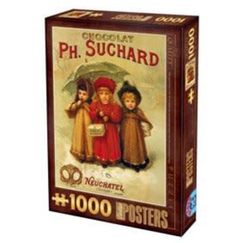 DToys – Vintage Posters – Chocolat Ph.Suchard  – 1000 piece Jigsaw Puzzle